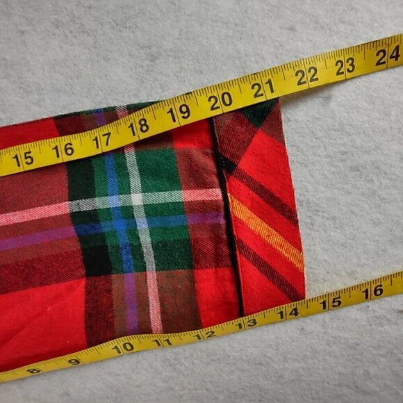 Victoria’s Secret Women's Cotton Red Plaid 2 Pc Pajama Set Size X-Small - Picture 10 of 16